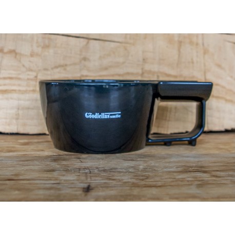 Opschuimbakje Zwart porselein